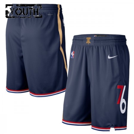Barn Philadelphia 76ers Shorts Nike 2025-26 City Edition Swingman Barn Philadelphia 76ers Shorts Nike 2025-26 City Edition Swingman